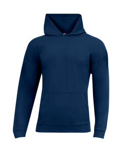 A4 A4N3528 Navy-Softek Long Sleeve Hooded T-Shirt Navy