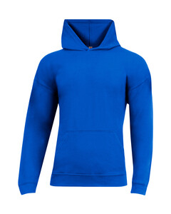 A4 A4N3528 Blue-Softek Long Sleeve Hooded T-Shirt Blue
