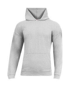 A4 A4N3528 Gray-Softek Long Sleeve Hooded T-Shirt Gray
