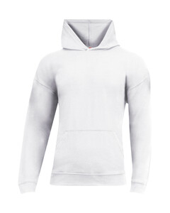 A4 A4N3528 White-Softek Long Sleeve Hooded T-Shirt White