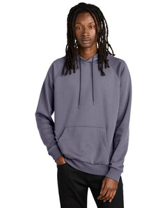 Allmade AL5000 Purple-Unisex Organic CVC Fleece Pullover Hoodie Purple