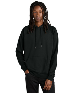 Allmade AL5000 Black-Unisex Organic CVC Fleece Pullover Hoodie Black