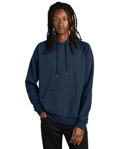 Allmade AL5000 Blue-Unisex Organic CVC Fleece Pullover Hoodie Blue