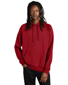 Allmade AL5000 Red-Unisex Organic CVC Fleece Pullover Hoodie Red