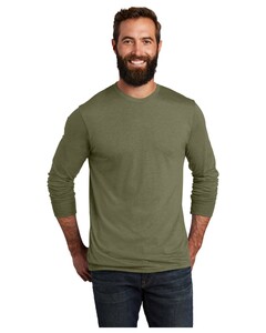 Allmade AL6004 Green-Unisex Organic Cotton Tri-Blend Long Sleeve T-Shirt Green