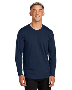 Unisex Long Sleeve Organic Cotton T-Shirt Navy Allmade AL6104 Navy