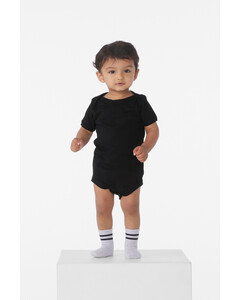Bella + Canvas 100B Black-Infant Jersey Short Sleeve One Piece Black
