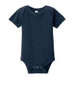 Bella + Canvas 100B Navy-Infant Jersey Short Sleeve One Piece Navy