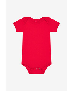 Bella + Canvas 100B Red-Infant Jersey Short Sleeve One Piece Red