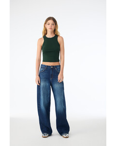 Bella + Canvas 1019 Green-Women's Micro Rib Racer Tank Top Green
