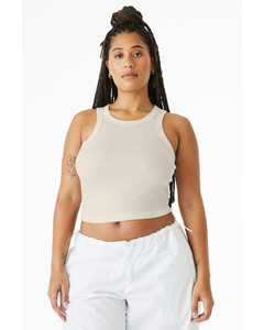 Bella + Canvas 1019 Natural-Women's Micro Rib Racer Tank Top Natural