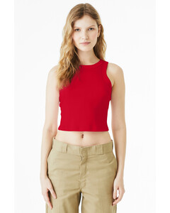 Bella + Canvas 1019 Red-Women's Micro Rib Racer Tank Top Red