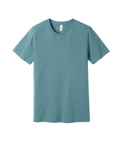 Bella + Canvas 3001CVC Blue-Green-Heather CVC T-Shirt Blue-Green