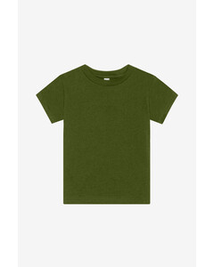 Bella + Canvas 3001T Green-Toddler Short Sleeve Tee  Green
