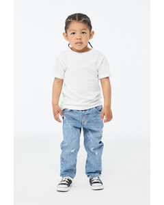 Bella + Canvas 3001T White-Toddler Short Sleeve Tee  White