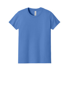 Bella + Canvas 3001Y Blue-Youth Jersey Short Sleeve T-Shirt Blue