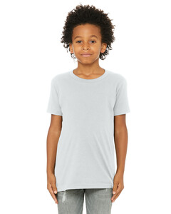 Bella + Canvas 3001Y Gray-Youth Jersey Short Sleeve T-Shirt Gray