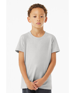 Bella + Canvas 3001Y Gray-Youth Jersey Short Sleeve T-Shirt Gray