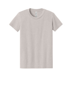 Bella + Canvas 3001YCVC Natural-Youth Heather CVC Tee Natural