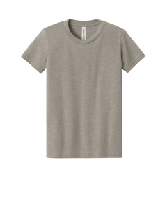 Bella + Canvas 3001YCVC Gray-Youth Heather CVC Tee Gray