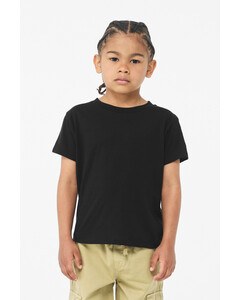 Bella + Canvas 3001YCVC Black-Youth Heather CVC Tee Black