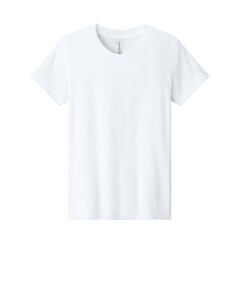 Bella + Canvas 3001YCVC White-Youth Heather CVC Tee White