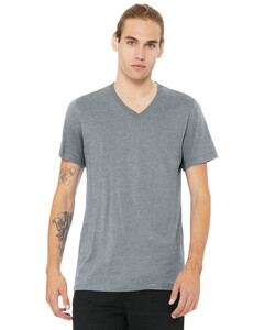 Unisex Heather CVC V-Neck Tee Heather Bella + Canvas 3005CVC Heather