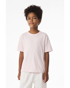 Bella + Canvas 3010Y Pink-Youth 6-Ounce Heavyweight T-Shirt Pink