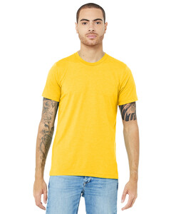 Bella + Canvas 3413 Yellow-Tri-Blend T-Shirt Yellow