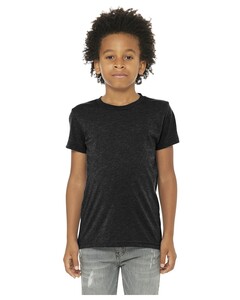 Youth Triblend Short Sleeve T-Shirt Gray Bella + Canvas 3413Y Gray