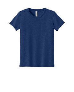 Bella + Canvas 3413Y Navy-Youth Triblend Short Sleeve T-Shirt Navy