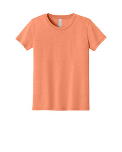 Bella + Canvas 3413Y Orange-Youth Triblend Short Sleeve T-Shirt Orange