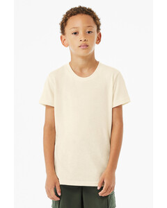 Bella + Canvas 3413Y Natural-Youth Triblend Short Sleeve T-Shirt Natural