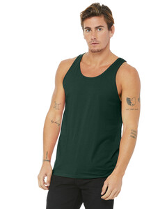 Bella + Canvas 3480 Green-Unisex Jersey Tank Top Green