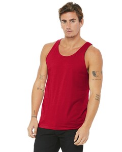 Unisex Jersey Tank Top Red Bella + Canvas 3480 Red