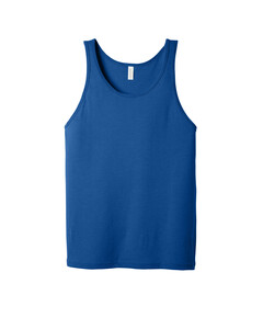 Bella + Canvas 3480 Blue-Unisex Jersey Tank Top Blue