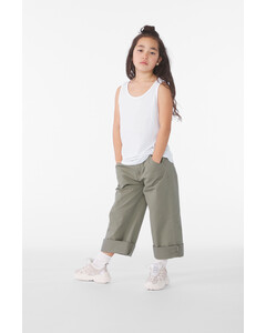Bella + Canvas 3480YCVC White-Youth Heather CVC Tank Top White
