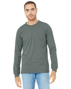 Bella + Canvas 3501 Blue-Unisex Jersey Long Sleeve T-Shirt Blue