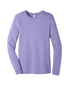 Bella + Canvas 3501 Purple-Unisex Jersey Long Sleeve T-Shirt Purple
