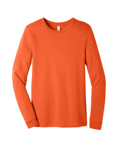 Bella + Canvas 3501 Orange-Unisex Jersey Long Sleeve T-Shirt Orange