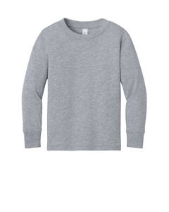 Bella + Canvas 3501T Gray-Toddler Jersey Long Sleeve T-Shirt Gray