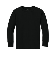 Bella + Canvas 3501T Black-Toddler Jersey Long Sleeve T-Shirt Black