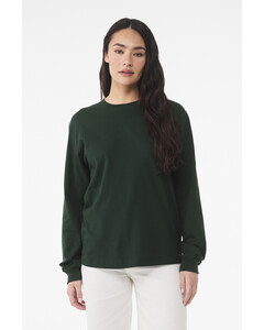 Bella + Canvas 3511 Green-Unisex 6-Ounce Heavyweight Long Sleeve T-Shirt Green