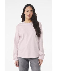 Bella + Canvas 3511 Pink-Unisex 6-Ounce Heavyweight Long Sleeve T-Shirt Pink