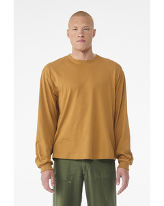 Bella + Canvas 3511 Brown-Unisex 6-Ounce Heavyweight Long Sleeve T-Shirt Brown