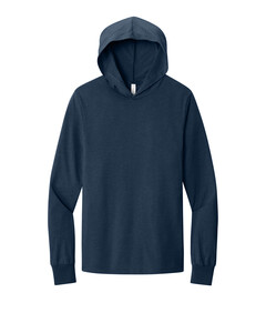 Bella + Canvas 3512 Navy-Unisex Jersey Long Sleeve T-Shirt Hoodie Navy