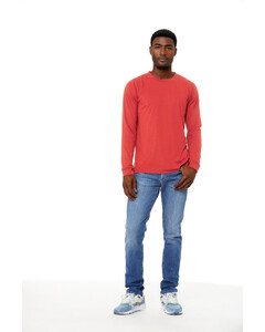 Bella + Canvas 3513 Red-Unisex Triblend Long Sleeve T-shirt Red