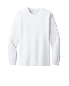 Bella + Canvas 3513 White-Unisex Triblend Long Sleeve T-shirt White