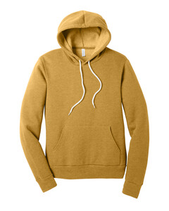 Bella + Canvas 3719 Yellow-Unisex Sponge Fleece Pullover Hoodie Yellow