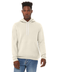Bella + Canvas 3719 Natural-Unisex Sponge Fleece Pullover Hoodie Natural